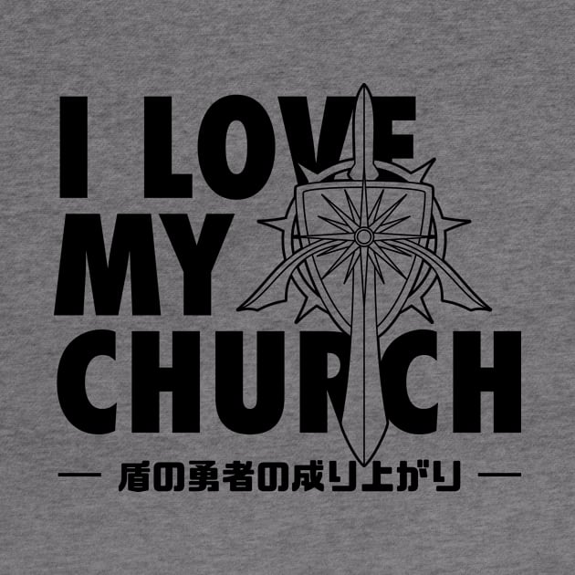 BD016 I Love My Four Heroes Church by breakout_design